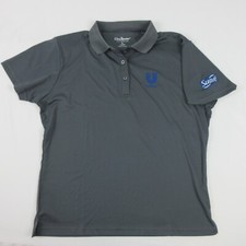 Unilever Suave Shirt Polo Women Large Ladies Gray Short Sleeve Employee Uniform