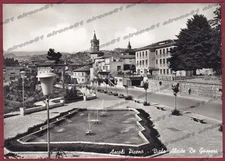 ASCOLI PICENO CITY 12 FOUNTAIN PHOTOGRAPHIC POSTCARD travelled 1958