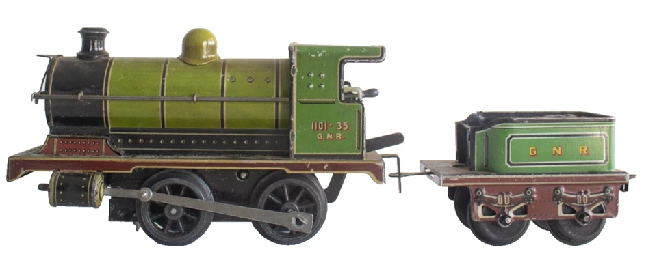 Uncommon Georges Carette UK-Market "GNR" 0-gauge Clockwork Locomotive - Image 2 of 4