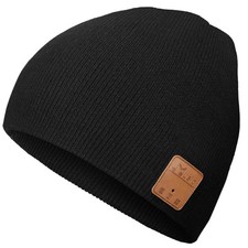 Bluetooth Beanie Hat Wireless Headphones HandsFree Stocking Stuffer Gift