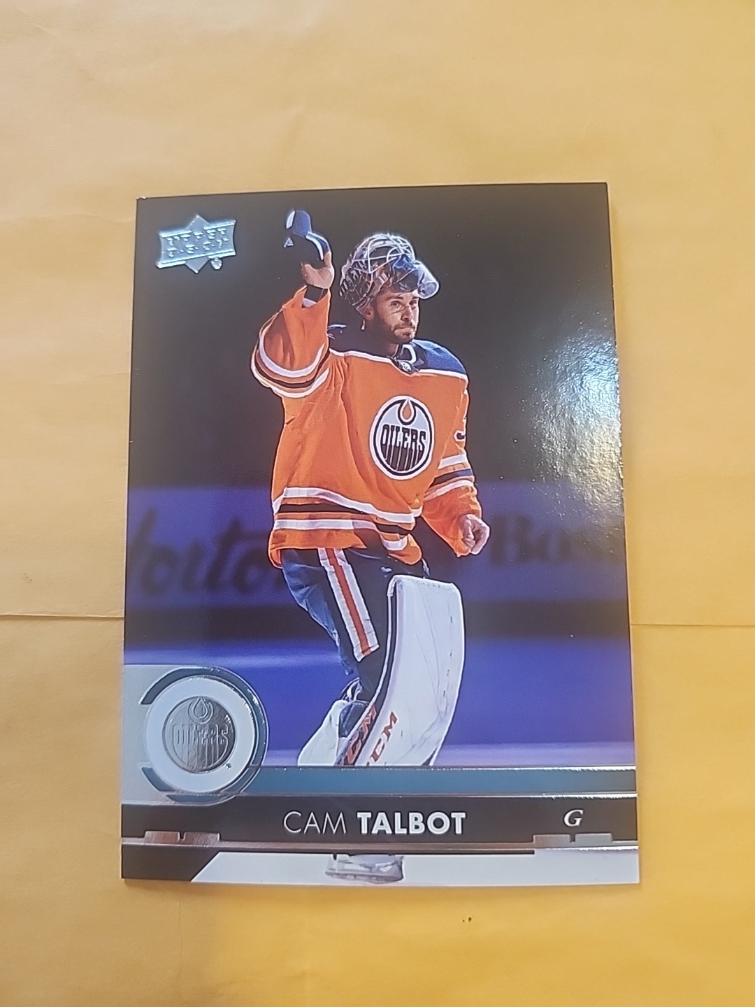 2017-18 Upper Deck Hockey Card Cam Talbot #322