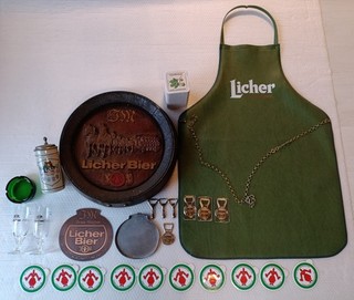 Licher Bier Konvolut Sammlerstücke Fanartikel Rarität Top vintage 70er/80er/90er