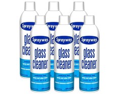 Sprayway Glass Cleaner with Foaming Spray 19 oz., Pack of 6
