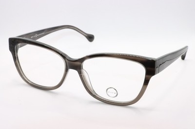NEW AURA EYEWEAR LILY BLACK AUTHENTIC DESIGNER EYEGLASSES 55-14