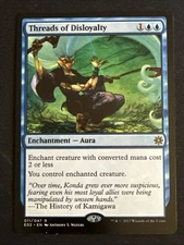 1x Threads of Disloyalty (11) Explorers of Ixalan LP MTG Magic the Gathering x1