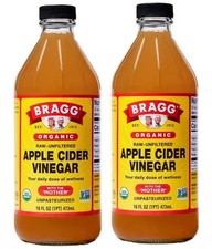 Bragg Organic Apple Cider Vinegar with the Mother, Raw and Unfiltered, 16 fl oz