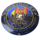 Vintage Chevrolet Porcelain Sign - Service Gas Pump Chevy Felix The Cat Sign