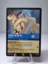 Cruella De Vil - Style Icon #143 Prices | Lorcana Fabled | Lorcana Cards