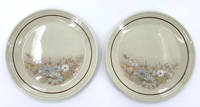 Royal Doulton Florinda 10 1/2  Dinner Plates Lambethware Set of 2- LS1042 VTG
