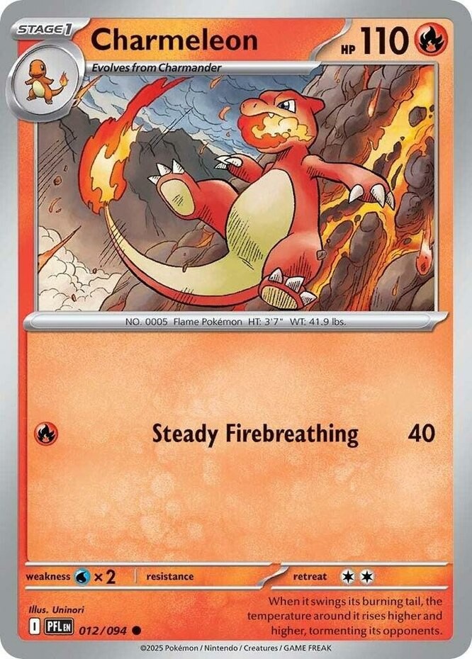 Charmeleon - 012/094 - Common - Near Mint