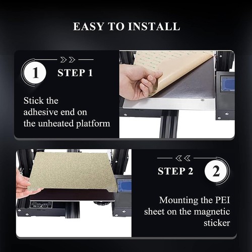 Double Sided Texture PEI Plate Flexible Spring Steel Sheet With Magnetic Base - Afbeelding 6 van 12