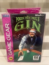 BRAND NEW Poker Face Paul's Gin Sega Game Gear Factory Sealed 1994
