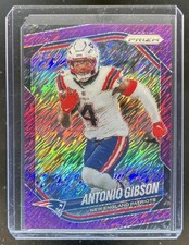 2025 Panini Prizm Antonio Gibson Purple Shimmer #/15 Patriots