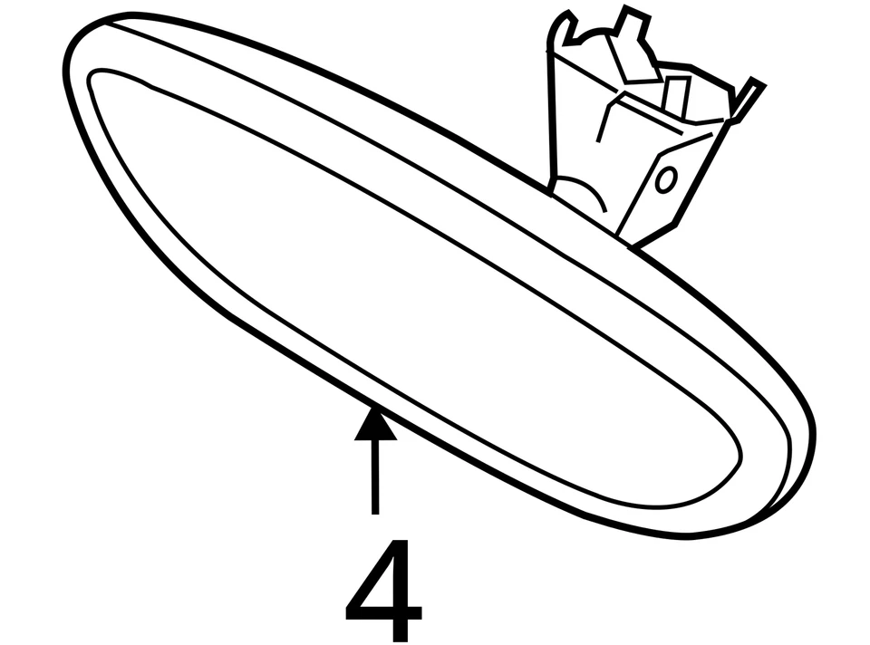 Оригинальное зеркало заднего вида с автоматическим затемнением подходит для Porsche Panamera 762675 10-16 годов выпуска - Изображение 4 из 4
