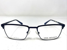 VAN HEUSEN H141 NVY 52-17-135 Navy Blue Metal...