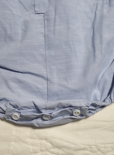 Edgehill Collection Size 18 M One Piece 100% Cotton 1 Blue 1 White/FM3 - Picture 7 of 9