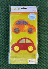 Accuquilt GO! Cute Little Car #55354 Fabric Cutting Die Template for Quilt New