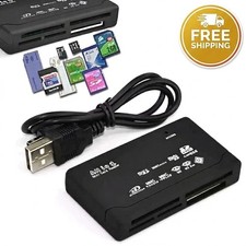 All in One USB Memory Card Reader External Multi Hub Adapter for SD TF CF xD MS