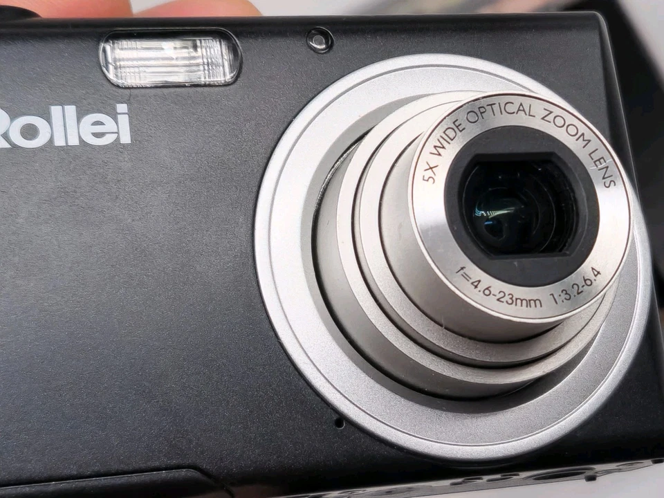 Rollei Compactline 880 Digitalkamera 18MP 8x/4x Zoom Schwarz SD Karte Tasche - Bild 4 von 4