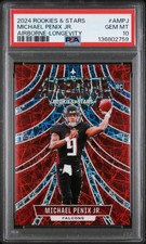 2024 Panini Rookies & Stars Airborne Michael Penix Jr #A-MPJ Longevity RC PSA 10