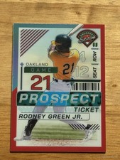Rodney Green Jr. 2024 Panini Prospect Edition Holo Ticket Red #174/199 #153