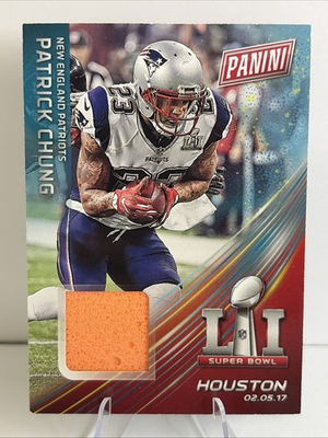 #ad #ad 2017 Panini Patrick Chung Super Bowl LII Game Used Pylon Relic Patriots Sb Champ $21.17