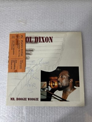 Errol Dixon Mr. Boogie Woogie All Star Production Vinyl LP Signiert