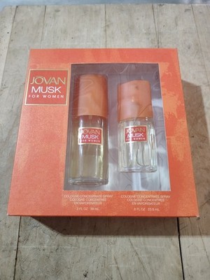 JOVAN MUSK FOR WOMEN 59ML & 23.6ML COLOGNE CONCENTRATE SPRAY (GIFT SET)