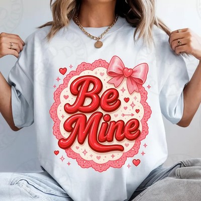 Be Mine Coquette Bow Valentine Comfort T Shirt