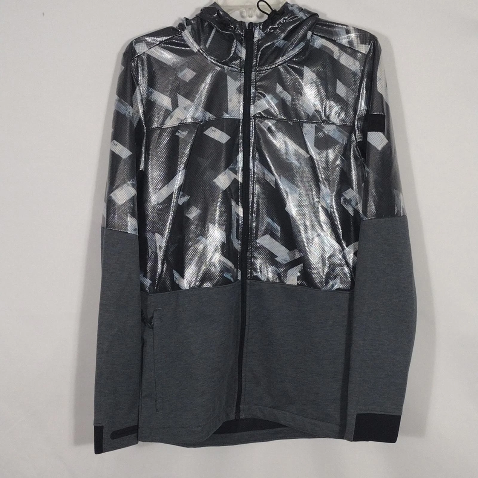 EUC Under Armour Men's Hybrid Windbreaker Jacket Size Small