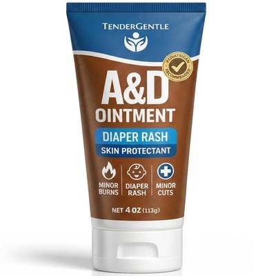 Ointment Vitamin A&D for Baby Diaper Rashes Adults Seniors Babies 4 oz