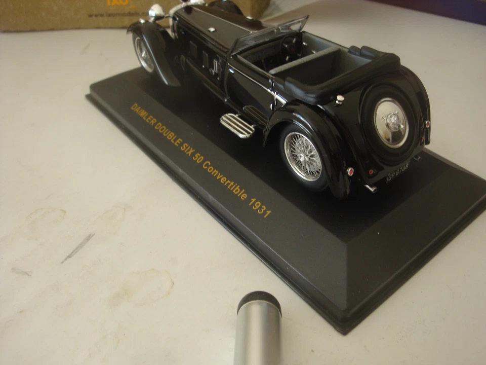 IXO - MUS040- DAIMLER Double Six 50 Convertible noir 1931 - Photo 2/4