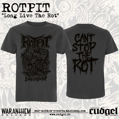 ROTPIT - long live the rot ''charcoal'' T-Shirt