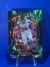 2025 Panini Select - Concourse Jaylin Noel #36 Black & Green Shock Prizm (RC)