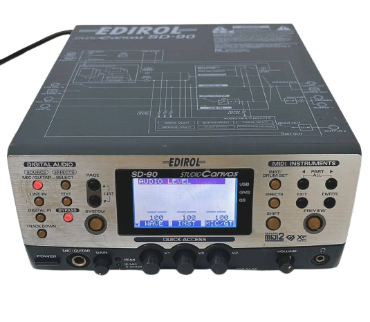 Roland EDIROL SD-90 オーディオインターフェイス Roland Edirol SD-90 Studio Canvas USB MIDI Audio Interface Digital