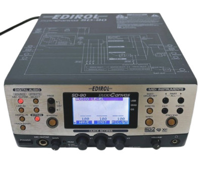 Roland Edirol SD-90 Studio Canvas USB MIDI Audio Interface Digital Effect