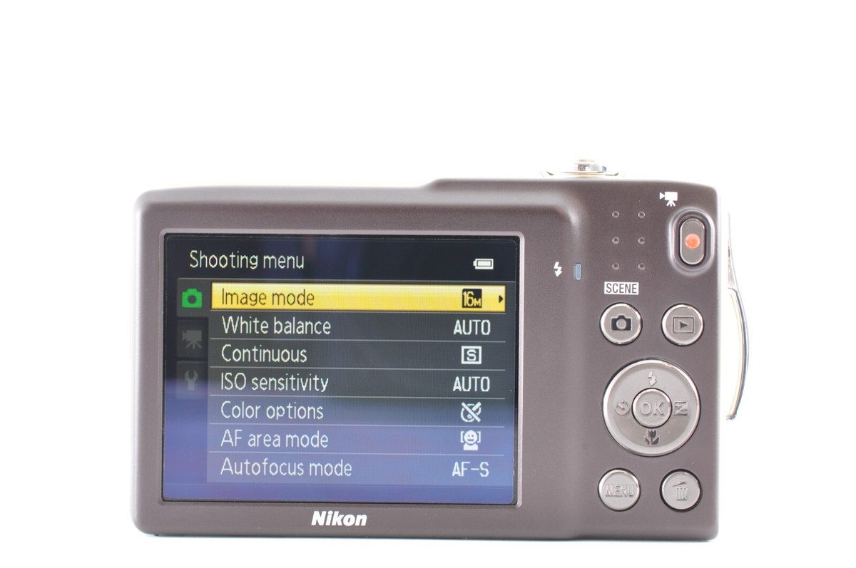 Nikon Coolpix S3300 Gold Near Mint Compact Digital Camera
