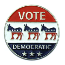 PinMart's Vote Democratic Donkey Political Patriotic Lapel Pin