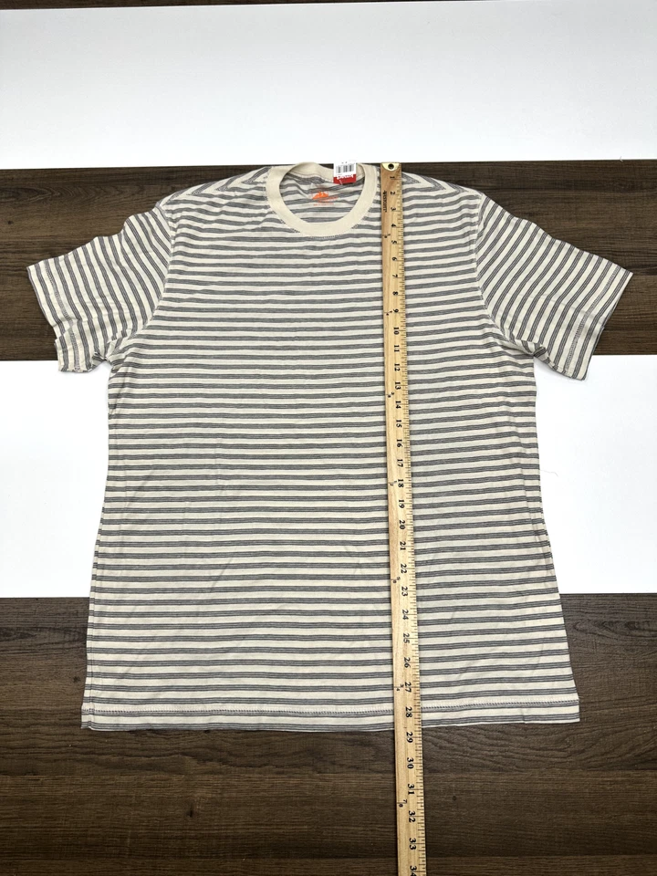 Northwest Territories Size Medium Striped Shirt Tee Crew New NWT M MED Cotton - Image 3 of 4