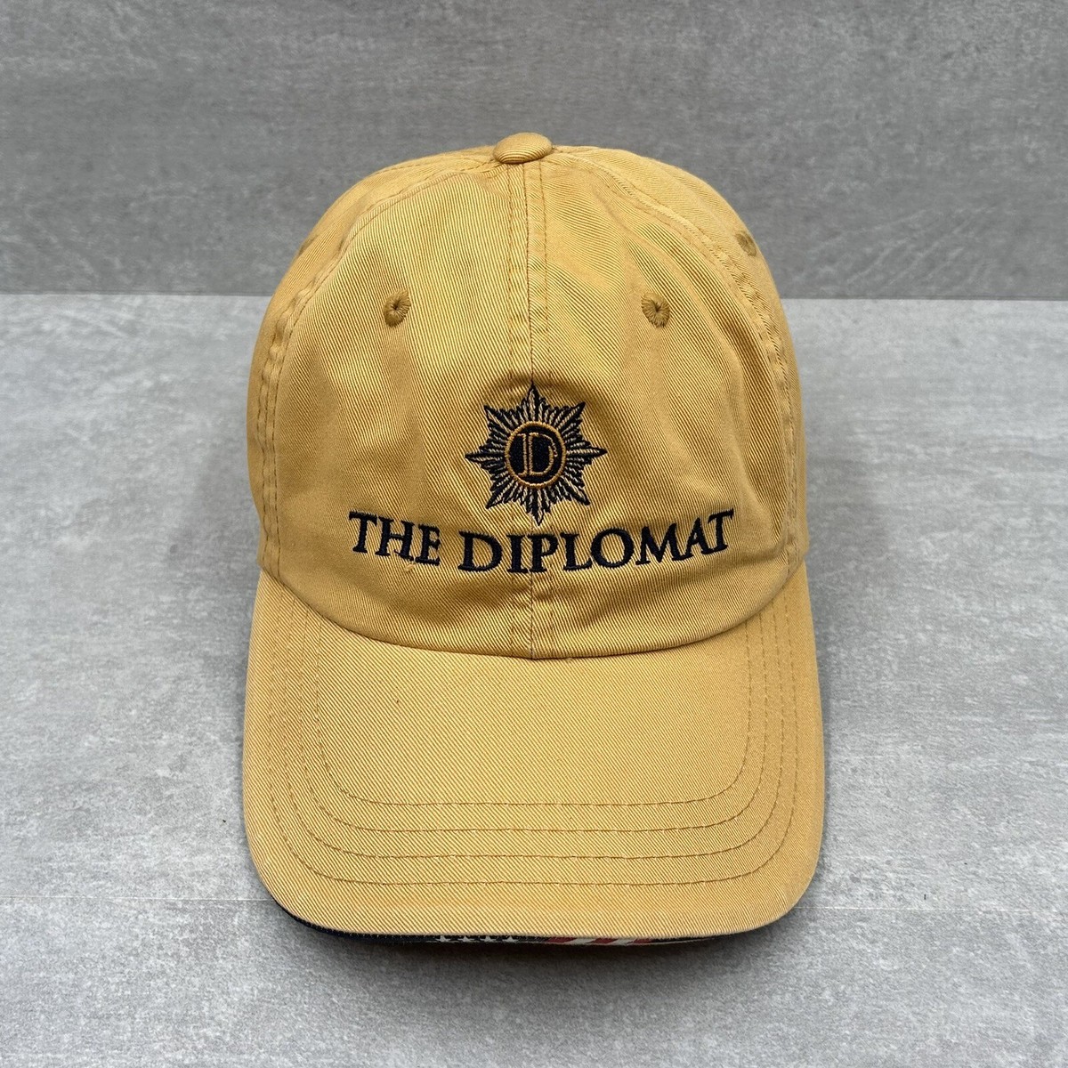 THE DIPLOMAT Hat Baseball Ball Cap ADJUSTABLE Relaxed Fit  display picture 3