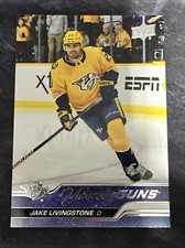 2023-24 Upper Deck Young Guns 245 Jake Livingstone Nashville Predators