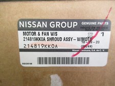 Genuine OEM Nissan 21481-9KK0A Engine Cooling Fan Assy 2012-2019 Versa