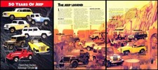 1991 Jeep Wrangler Wagoneer 5-page Original Advertisement Print Art Car Ad J862