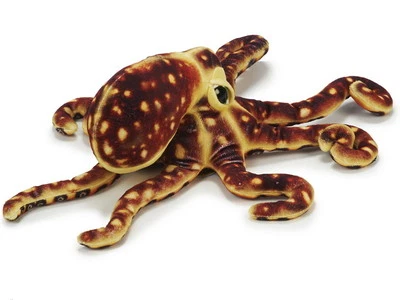 NO NAME Plüschtier Krake 40cm Kraken Tintenfisch Stofftier neu Kuscheltier braun