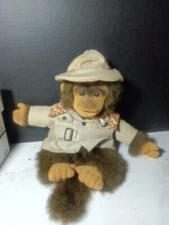 Vintage 1994 Hosung Safari Monkey  Puppet / Plush 14". Cute