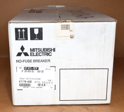 MITSUBISHI ELECTRIC NF400-HEW 3P 200-400A Leistungsschalter NEU OVP