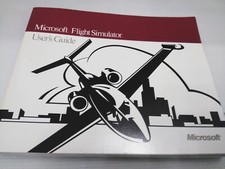 1991 Microsoft Flight Simulator Instruction Manual User's Guide Apple Macintosh