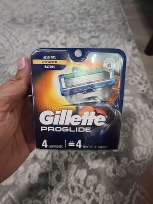 Gillette ProGlide 4 Refill Cartridges Blades 4 Months Of Shaves OEM NEW