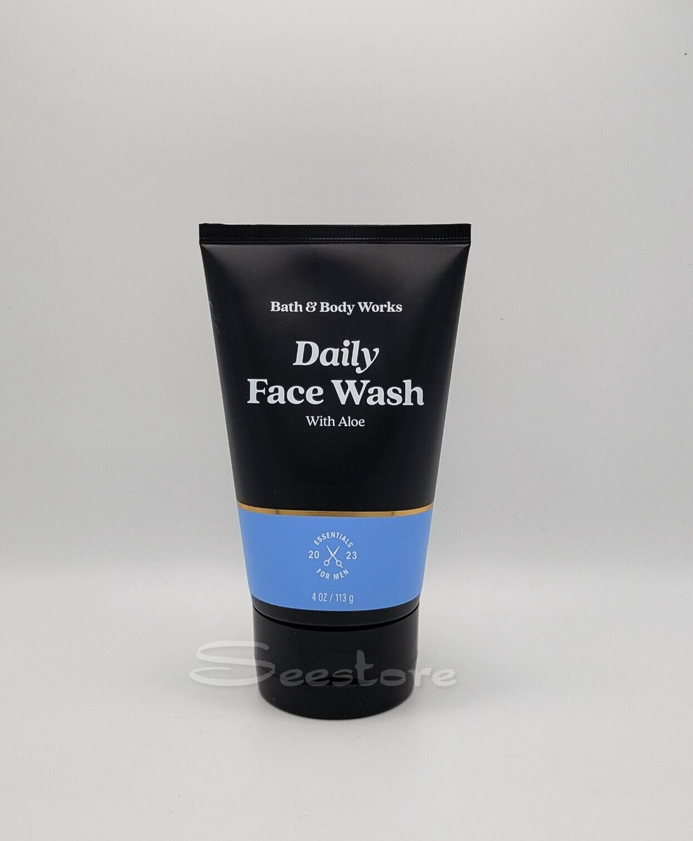 Bath & Body Works Men's Daily Face Wash With Aloe Essentials For Men 4 oz  New | eBay