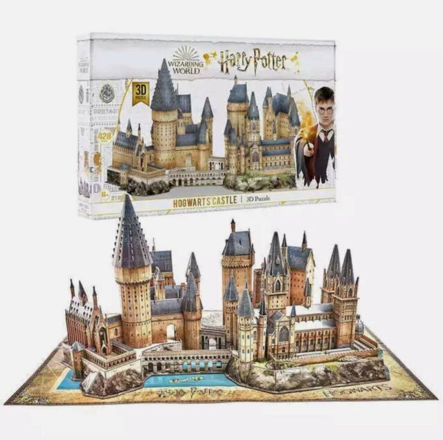 New Harry Potter Wizarding World Hogwarts Castle 3D Puzzle 428 Pieces Large NEW